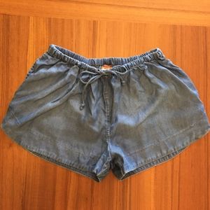 NWOT Soft "Denim" Shorts